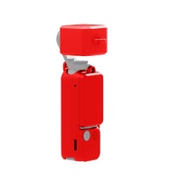 3 in 1 Silicone Case Set for Dji Pocket 3 - Red thumbnail