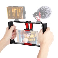Smartphone Video Rig For Vlogging And Filmmaking - Red thumbnail