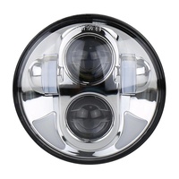 5.75 Inch Dc12V 6000K - 6500K 40W Car Led Headlight For Harley Silver thumbnail