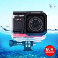 60m Waterproof Diving Case for Insta360 one r 4k Camera thumbnail