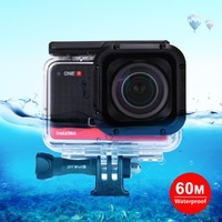 60m Waterproof Diving Case for Insta360 one r 1.0 Inch Edition thumbnail