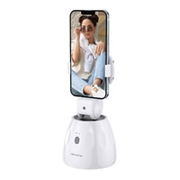 Smart Face Tracking Stabilizer 360-degree Gimbal - White thumbnail