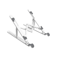 Portable Laptop Stand - Foldable - White thumbnail