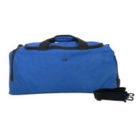 60L FIB Sports Duffle Bag Duffel Gym Canvas Travel Foldable - Blue thumbnail