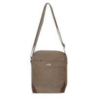 FIB Explorer Canvas Cross Body Travel Bag - Khaki thumbnail