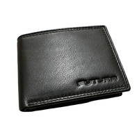Futura Mens RFID Leather Fold Over Wallet w/ Gift Box - Black thumbnail