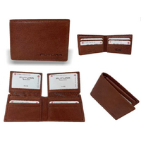 Futura RFID Leather Fold Over Genuine Leather Wallet - Tan thumbnail