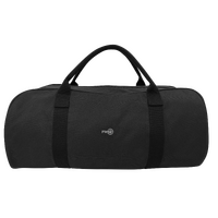 FIB Barrell Duffle Bag Travel Cotton Canvas Sports Luggage - Black thumbnail