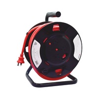 Wurth 4 Socket Power Extension Cord 30m Heavy Duty Cable Reel 10A Lead Electric thumbnail