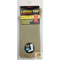 10x Pairs COTTON Rich LOOSE TOP SOCKS Medical Circulation Diabetic Comfort BULK -  - thumbnail