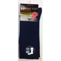 10x Pairs COTTON Rich LOOSE TOP SOCKS Medical Circulation Diabetic Comfort BULK -  - thumbnail