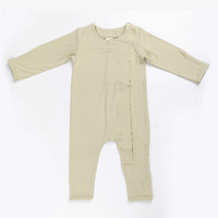 Ponchik Babies + Kids - Magnetic Bamboo Body Suit - Pistachio - 12-18m thumbnail