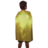 MEDIUM CAPE Kids Childrens Party Costume Vampire Halloween Coat School Team - Yellow thumbnail