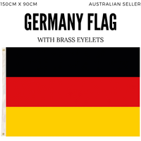 Germany Country Flag Deutschland Heavy Duty DE German - 150cm x 90cm thumbnail