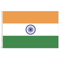 India Country Flag Indian Heavy Duty National Cricket Diwali Divali - 150cm x 90cm thumbnail