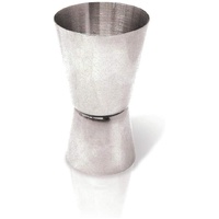 VIN BOUQUET Stainless Steel Jigger Double Ended Shot Measurer in Silver thumbnail