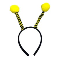 Bumble Bee Headband Headdress Yellow Bird Costume Accessory Bumble Head Band thumbnail