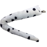 ANIMAL TAIL Costume Halloween Fancy Dress Clip-On Cosplay Dog - Dalmatian thumbnail