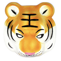 Animal Head Face Mask Halloween Costume Party Toys Adult Kids - Tiger thumbnail