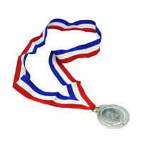 2nd METAL SILVER WINNER MEDALS Sports Day School 46cm Ribbon Olympics thumbnail