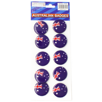 Australian Flag Badges 10 pieces Aussie  Enamel Tie Pin Anzac Day Brooch thumbnail