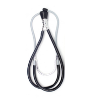 NURSE STETHOSCOPE Party Costume Fancy Dress Halloween Doctor Medical - Black thumbnail