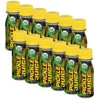 12 x 75ml Pickle Juice Sport Drink for Muscle Cramps Tennis Medvedev (Organic) thumbnail