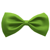 Mens BOW TIE Wedding Tuxedo  Formal Bestman Necktie Classic Plain Party - Green thumbnail