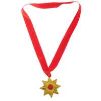 VAMPIRE MEDAL Medallion Necklace Halloween Star Costume Dracula Party thumbnail