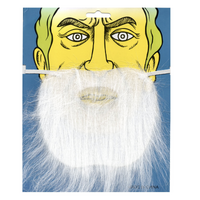 SANTA CLAUS BEARD Christmas Costume Fancy Dress Xmas Holiday One Size - Santa Claus (White) thumbnail