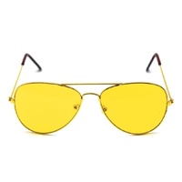 Yellow Aviator Party Glasses – Fun Novelty Accessory Australia Day Green/Gold thumbnail