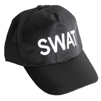 SWAT HAT Costume Party FBI Funny Accessory Police Cap Military Baseball Cap thumbnail