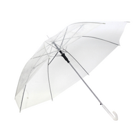 Clear Transparent Umbrella Wedding Rain Parasol Manual Bird Cage thumbnail