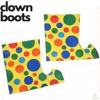 CLOWN BOOTS Shoe Covers Jester Elf Costume Party Halloween Shoes thumbnail