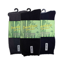 3 Pairs PREMIUM BAMBOO SOCKS Mens Heavy Duty Thick Work Socks Cushion BULK - Assorted Colour Pack - 11-14 thumbnail