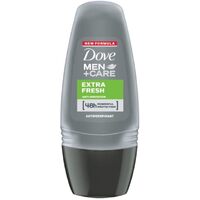 Dove Men+Care Antiperspirant Deodorant Roll On Extra Fresh, 50ml thumbnail