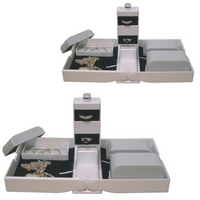 2x Earring Necklace Jewellery Case Organizer Display Jewelery Holder Storage Rack thumbnail