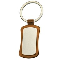 50x Duo Key Tag Key Ring Keyring School Bag Badge Bulk - Mocha thumbnail