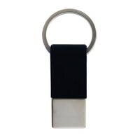 100x Coda Key Tag Keyring Key Ring School Bag Badge - Black thumbnail