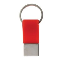 100x Coda Key Tag Keyring Key Ring School Bag Badge - Red thumbnail