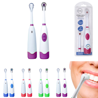 SENSLY Electric Toothbrush Dual Battery Operated Adults - Assorted Colours thumbnail