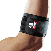 epX Tennis Elbow Support Brace - Adjustable Black thumbnail