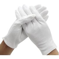 SANTA CLAUS GLOVES Xmas Christmas Magicians Debutant Debs Waiter Uniform Glove thumbnail
