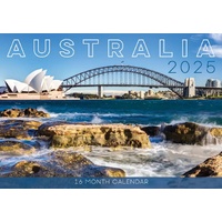 2025 Calendar Rectangle Wall Calendar 16 Months Hanging Planner Australia Souvenir thumbnail