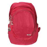 FIB Mens Backpack Travel Rucksack Shoulder Bag - Burgundy thumbnail
