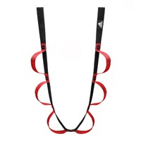 Adidas Stretch Assist Band Looped Warm Up Warmup Pre-Workout - Red/Black thumbnail