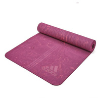 Adidas Premium 5mm Camo Sports Home/Gym Fitness Exercise Yoga Mat Power Berry thumbnail