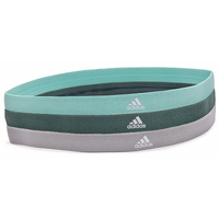 3pcs Adidas Sports Headband Hair Bands Gym Training Fitness Yoga - Grey/Green/Mint thumbnail