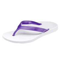 ARCHLINE Orthotic Thongs Arch Support Shoes Footwear Flip Flops Orthopedic - White/Fuchsia - EUR 35 thumbnail
