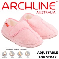 ARCHLINE Orthotic Plus Slippers Closed Scuffs Pain Relief Moccasins - Pink - EU 41 thumbnail